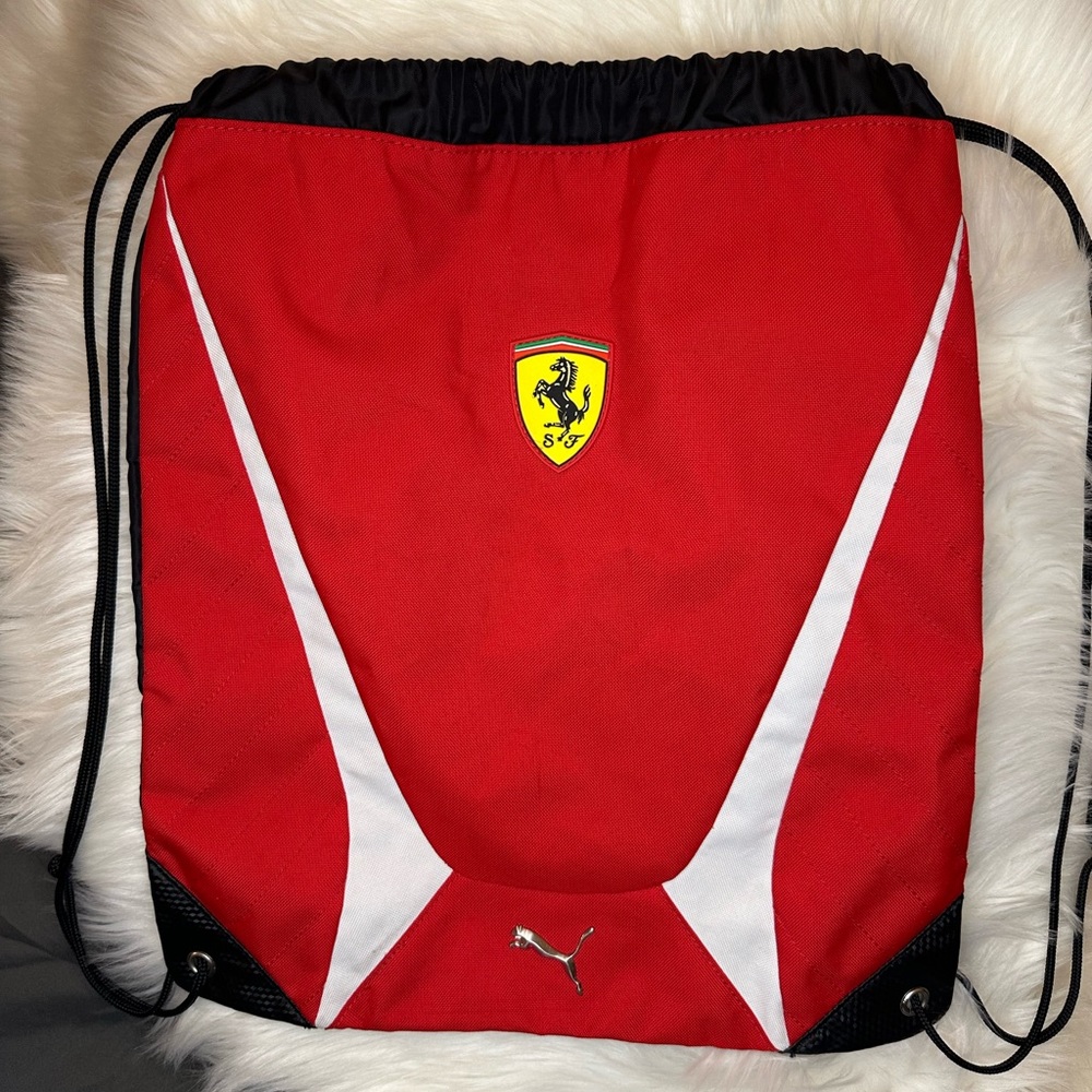 Puma Ferrari Cinch Backpack Gym Sack